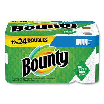 Bounty® Select-a-size Kitchen Roll Paper Towels, 2-ply, White, 5.9 X 11, 98 Sheets-roll, 12 Rolls-carton freeshipping - TVN Wholesale